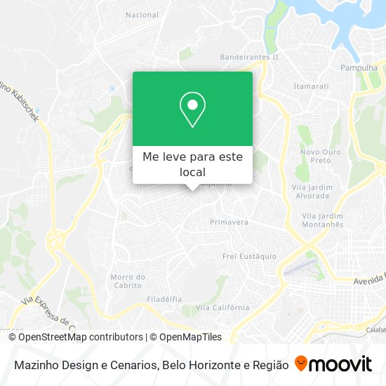 Mazinho Design e Cenarios mapa
