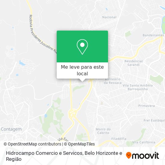 Hidrocampo Comercio e Servicos mapa