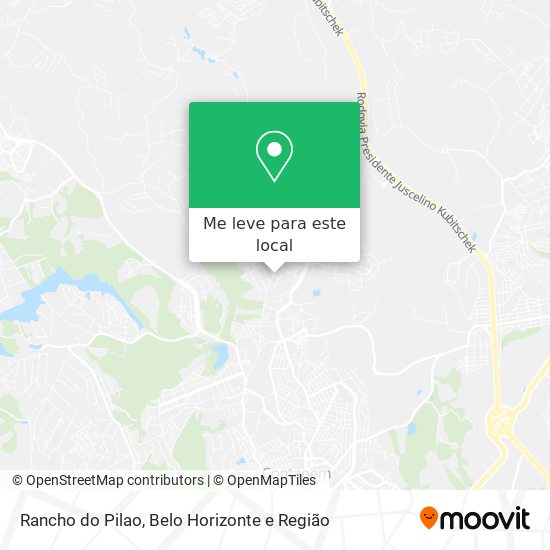 Rancho do Pilao mapa