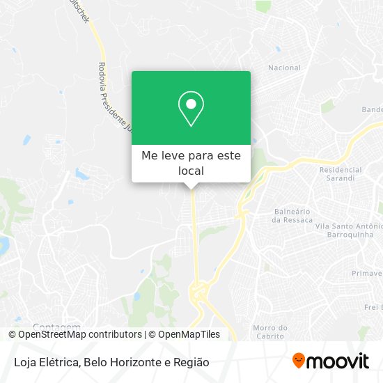 Loja Elétrica mapa