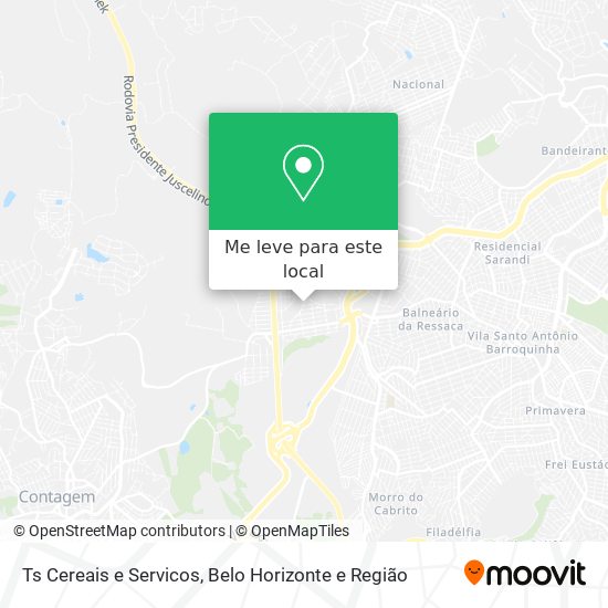 Ts Cereais e Servicos mapa