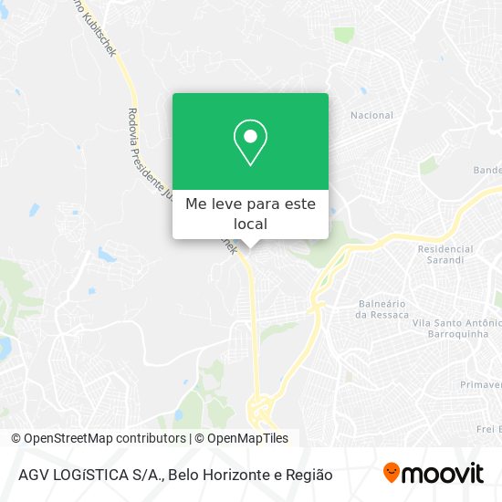 AGV LOGíSTICA S/A. mapa