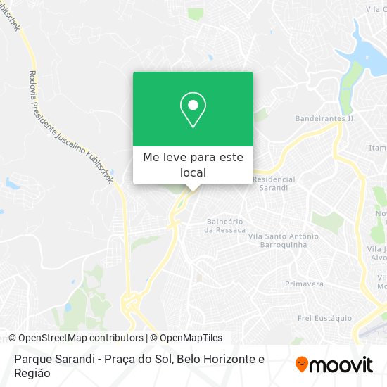 Parque Sarandi - Praça do Sol mapa