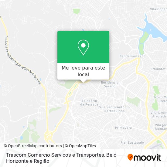 Trascom Comercio Servicos e Transportes mapa