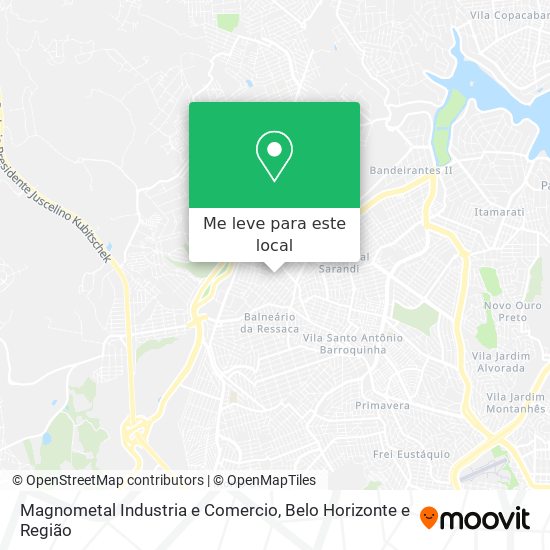Magnometal Industria e Comercio mapa