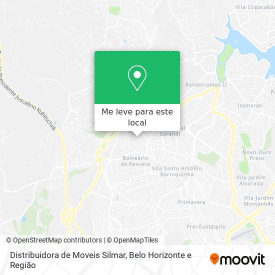 Distribuidora de Moveis Silmar mapa