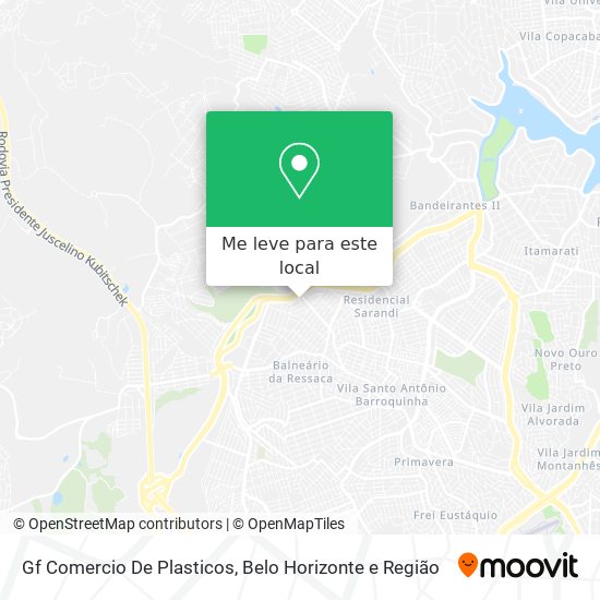 Gf Comercio De Plasticos mapa