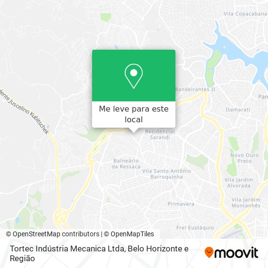 Tortec Indústria Mecanica Ltda mapa
