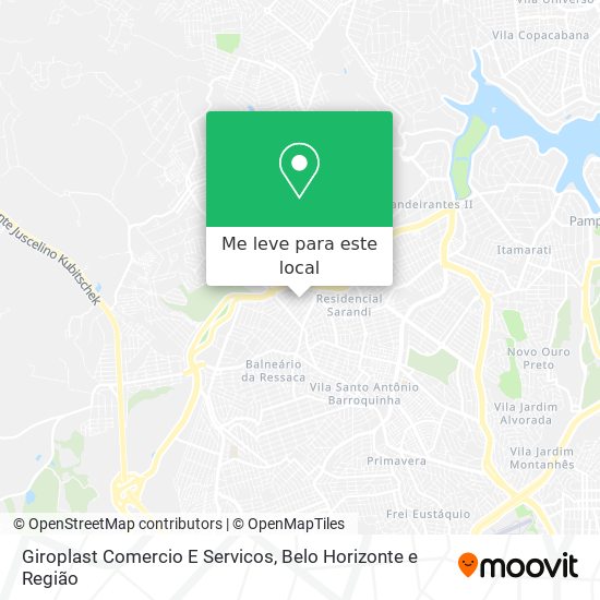 Giroplast Comercio E Servicos mapa