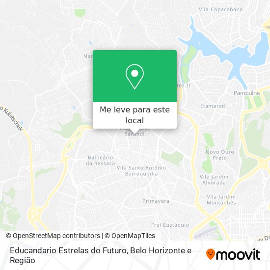 Educandario Estrelas do Futuro mapa
