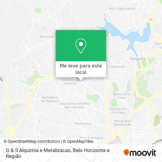 G & S Alquimia e Metalizacao mapa