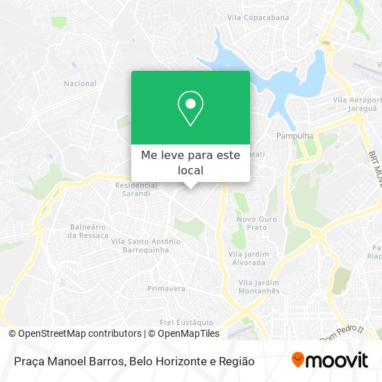 Praça Manoel Barros mapa