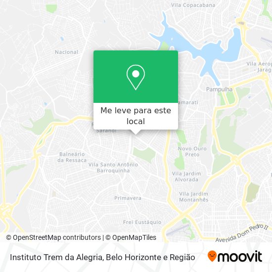Instituto Trem da Alegria mapa