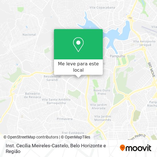 Inst. Cecília Meireles-Castelo mapa