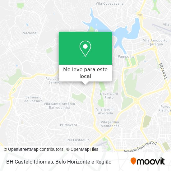 BH Castelo Idiomas mapa
