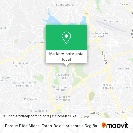 Parque Elias Michel Farah mapa