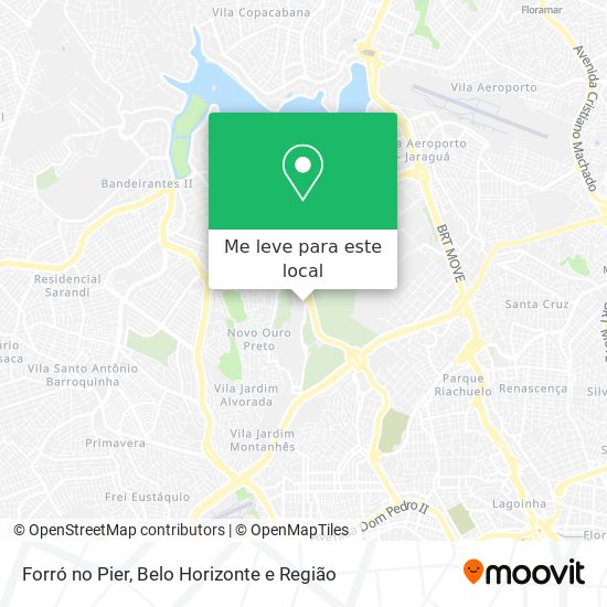 Forró no Pier mapa