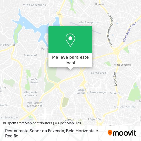 Restaurante Sabor da Fazenda mapa