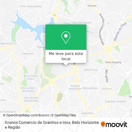 Granox Comercio de Granitos e Inox mapa