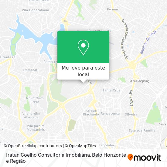 Iratan Coelho Consultoria Imobiliária mapa
