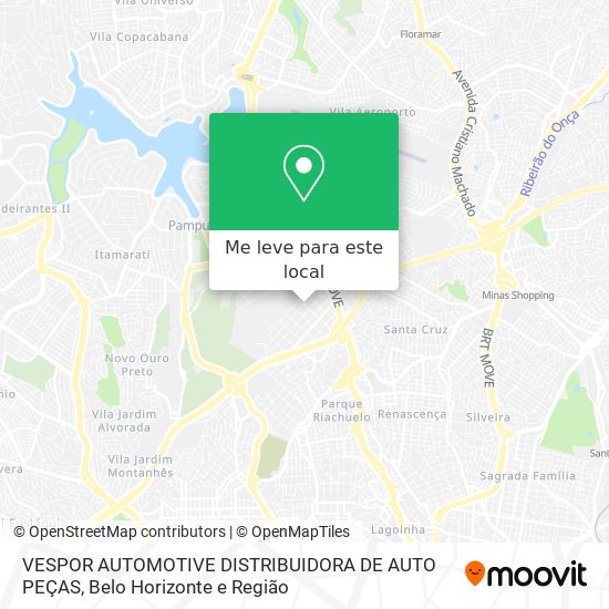 VESPOR AUTOMOTIVE DISTRIBUIDORA DE AUTO PEÇAS mapa