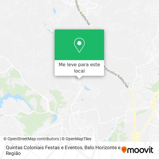 Quintas Coloniais Festas e Eventos mapa