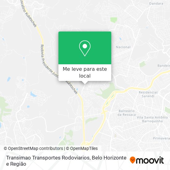 Transimao Transportes Rodoviarios mapa