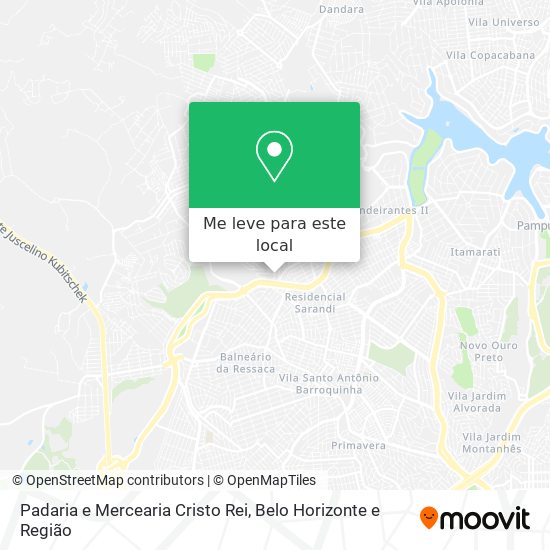Padaria e Mercearia Cristo Rei mapa