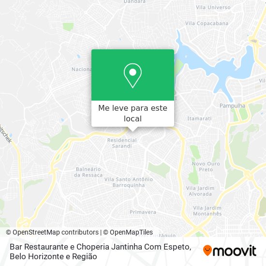 Bar Restaurante e Choperia Jantinha Com Espeto mapa