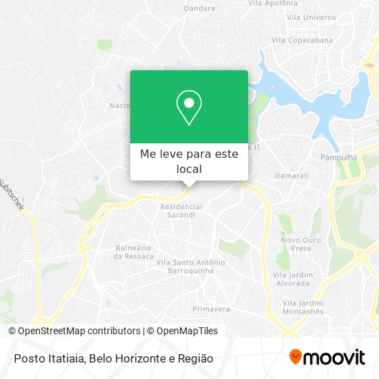 Posto Itatiaia mapa