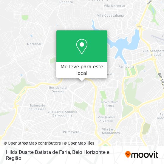 Hilda Duarte Batista de Faria mapa