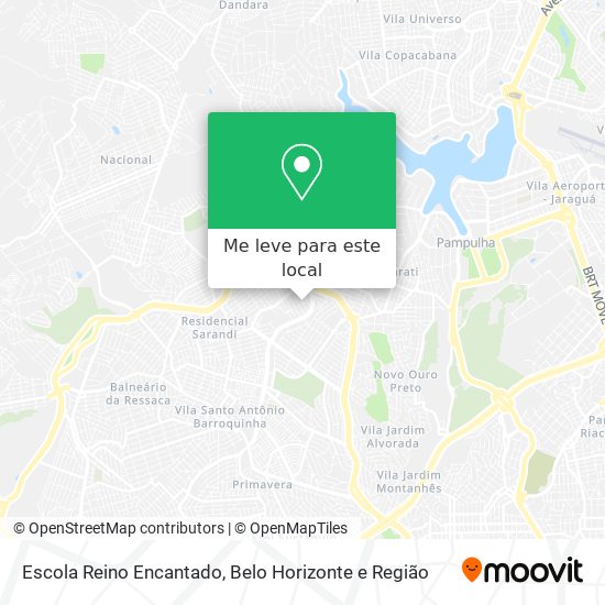Escola Reino Encantado mapa