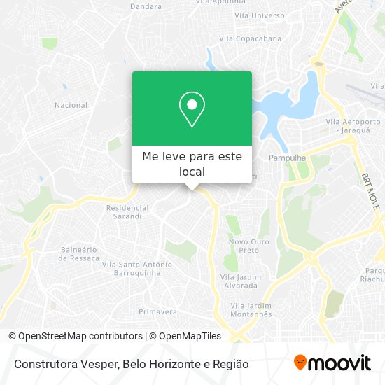 Construtora Vesper mapa