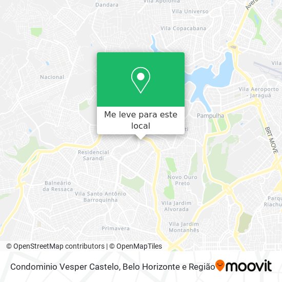 Condominio Vesper Castelo mapa