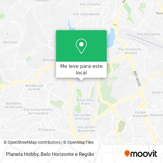 Planeta Hobby mapa