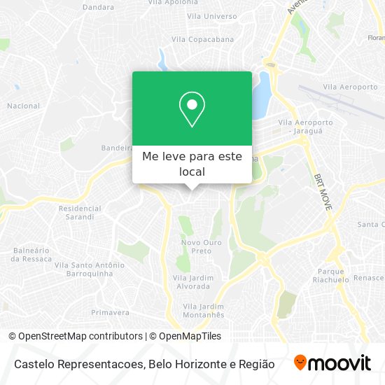 Castelo Representacoes mapa