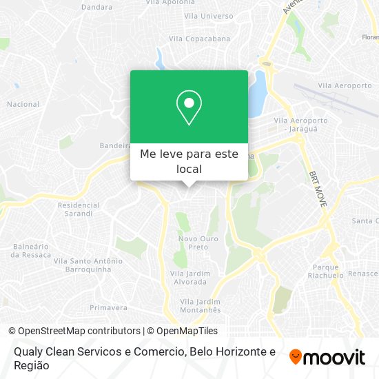 Qualy Clean Servicos e Comercio mapa