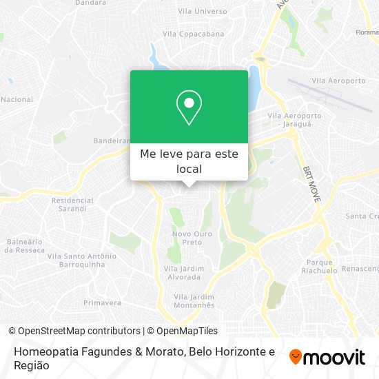 Homeopatia Fagundes & Morato mapa