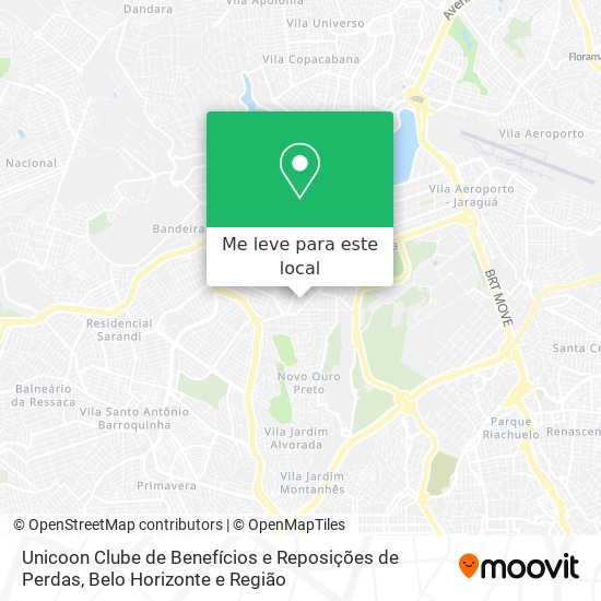 Unicoon Clube de Benefícios e Reposições de Perdas mapa