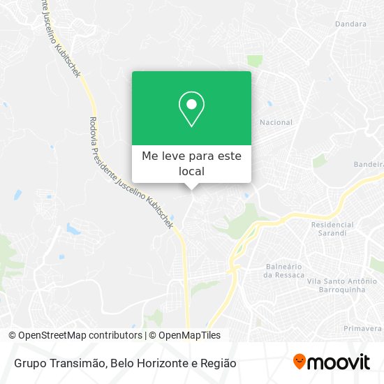 Grupo Transimão mapa