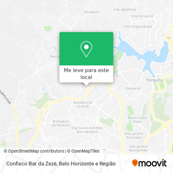 Confisco Bar da Zezé mapa