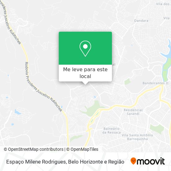 Espaço Milene Rodrigues mapa