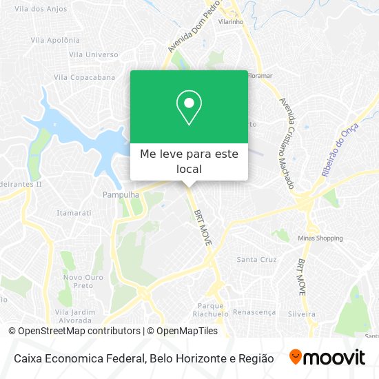 Caixa Economica Federal mapa