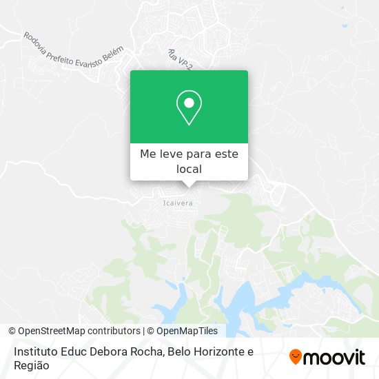 Instituto Educ Debora Rocha mapa
