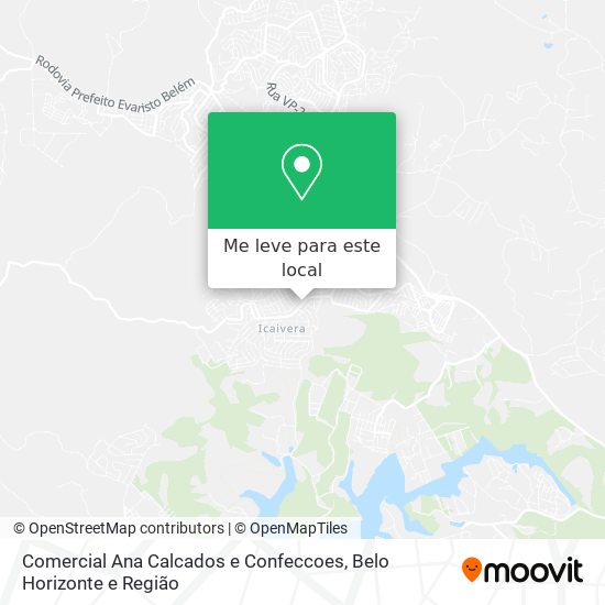 Comercial Ana Calcados e Confeccoes mapa