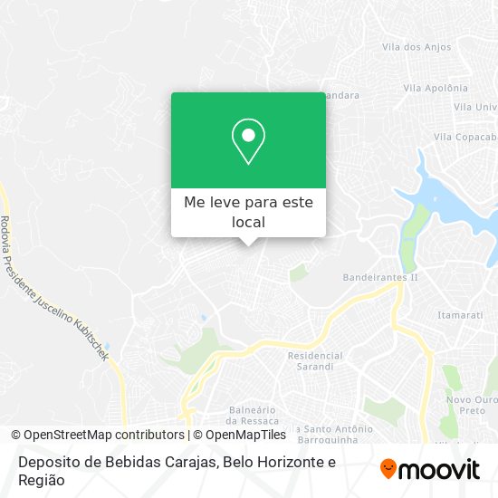 Deposito de Bebidas Carajas mapa