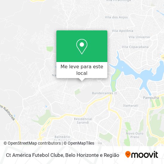 Ct América Futebol Clube mapa