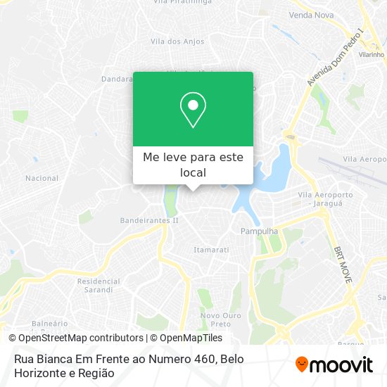 Rua Bianca Em Frente ao Numero 460 mapa