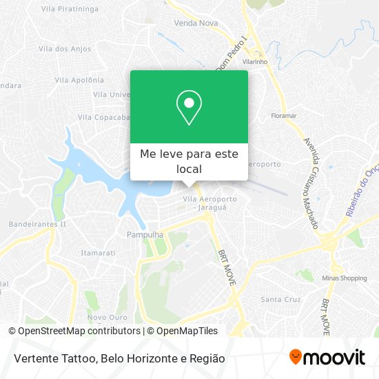 Vertente Tattoo mapa