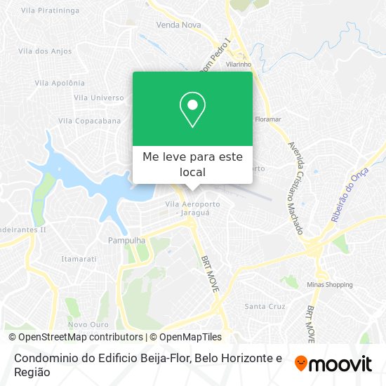 Condominio do Edificio Beija-Flor mapa